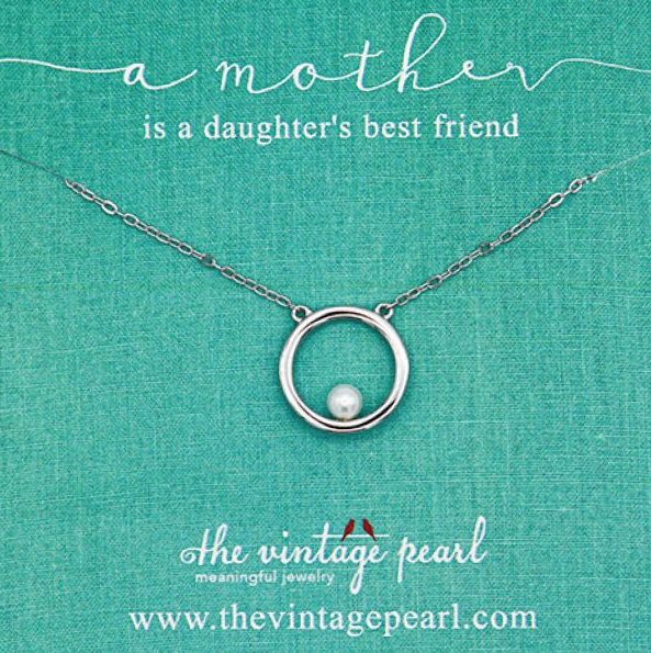 A Mother is a Daughter's Best Friend Necklace