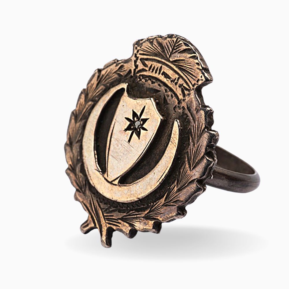 Adekaide School Medal Diamond Ring