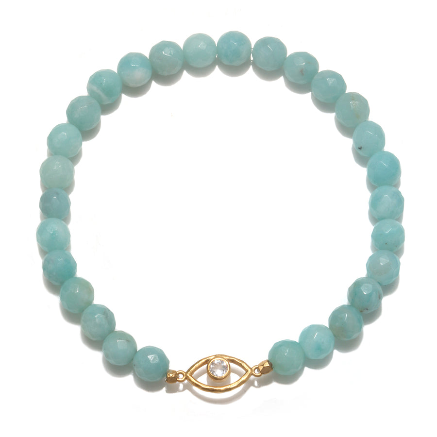 Amazonite Eye Bracelet